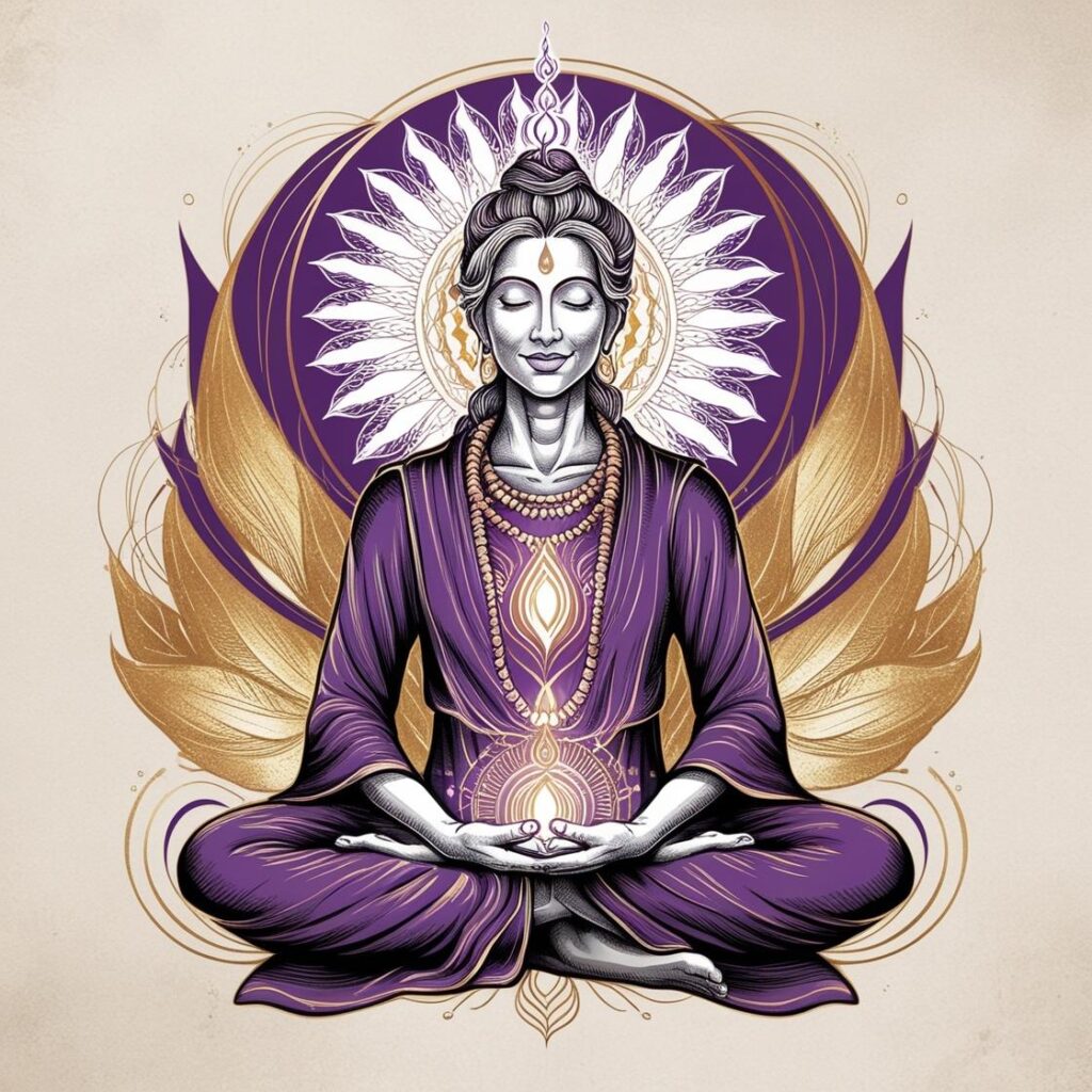 HOLISTIC HEALER SPIRITUAL WHISY LOOK AND FEEL COLORS ARE PURPLE GOLD AND WHITE (2)
